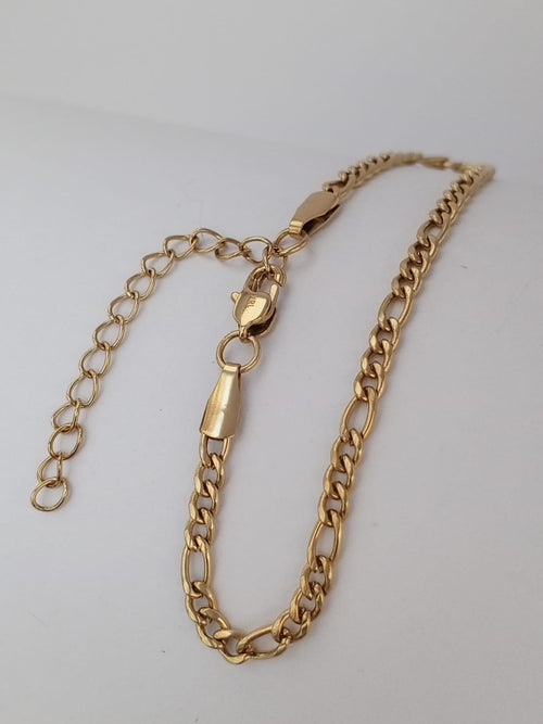 Combo Cadena Hombre 45cm +  Pulsera 17cm Tejido Cartier
