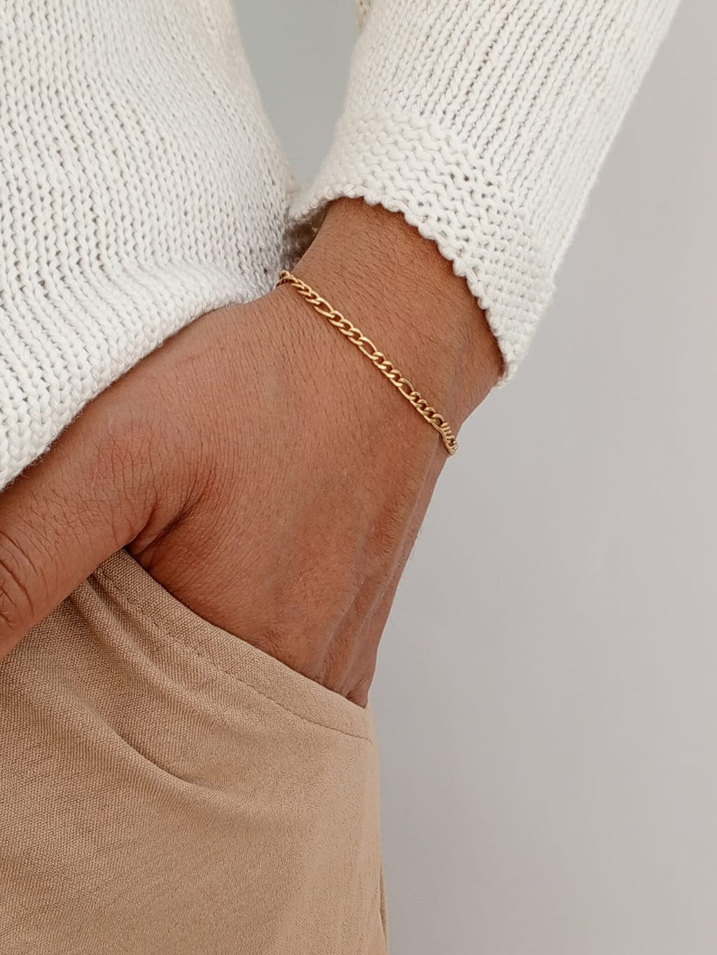 Pulsera Tejido Cartier 3mm 17cm