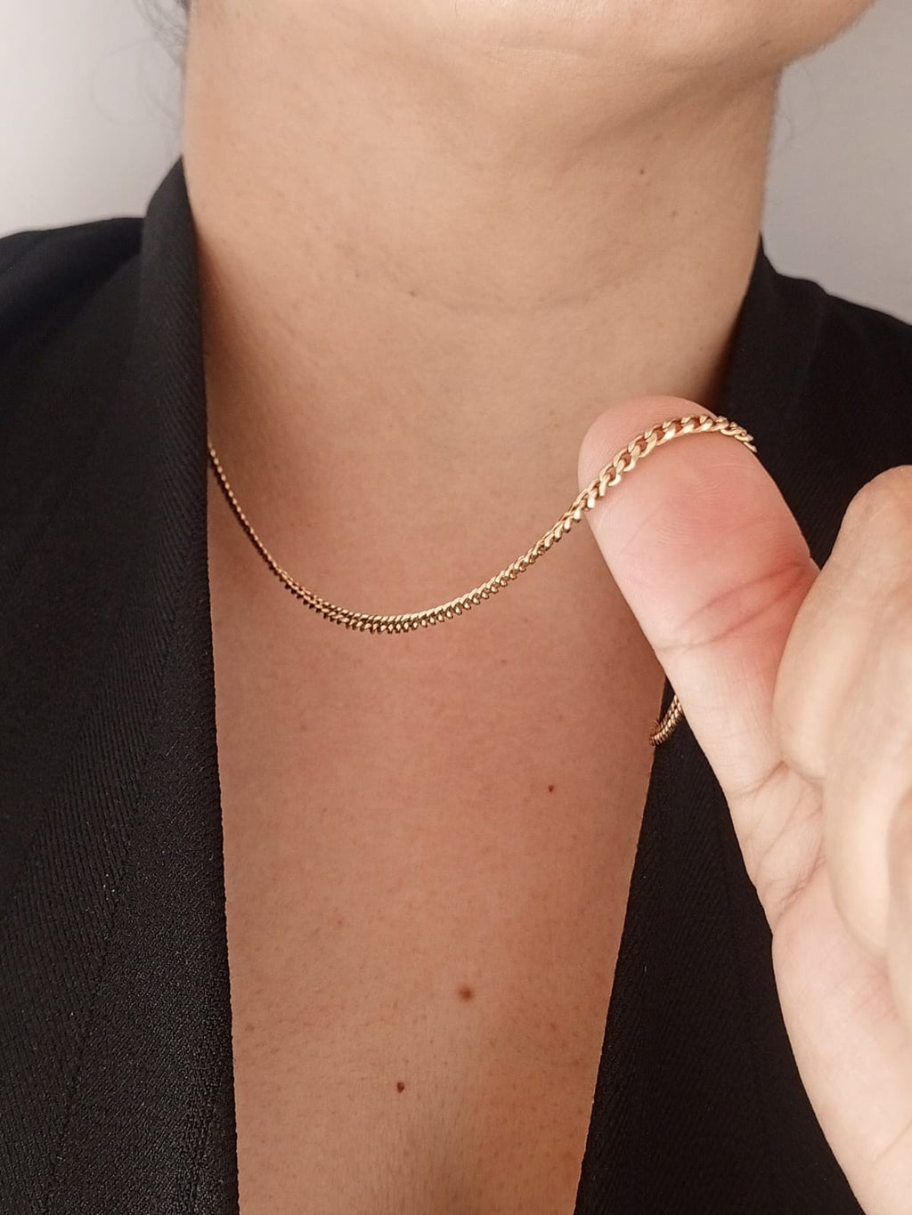 Cadena Tejido Cunbano 3mm 60cm