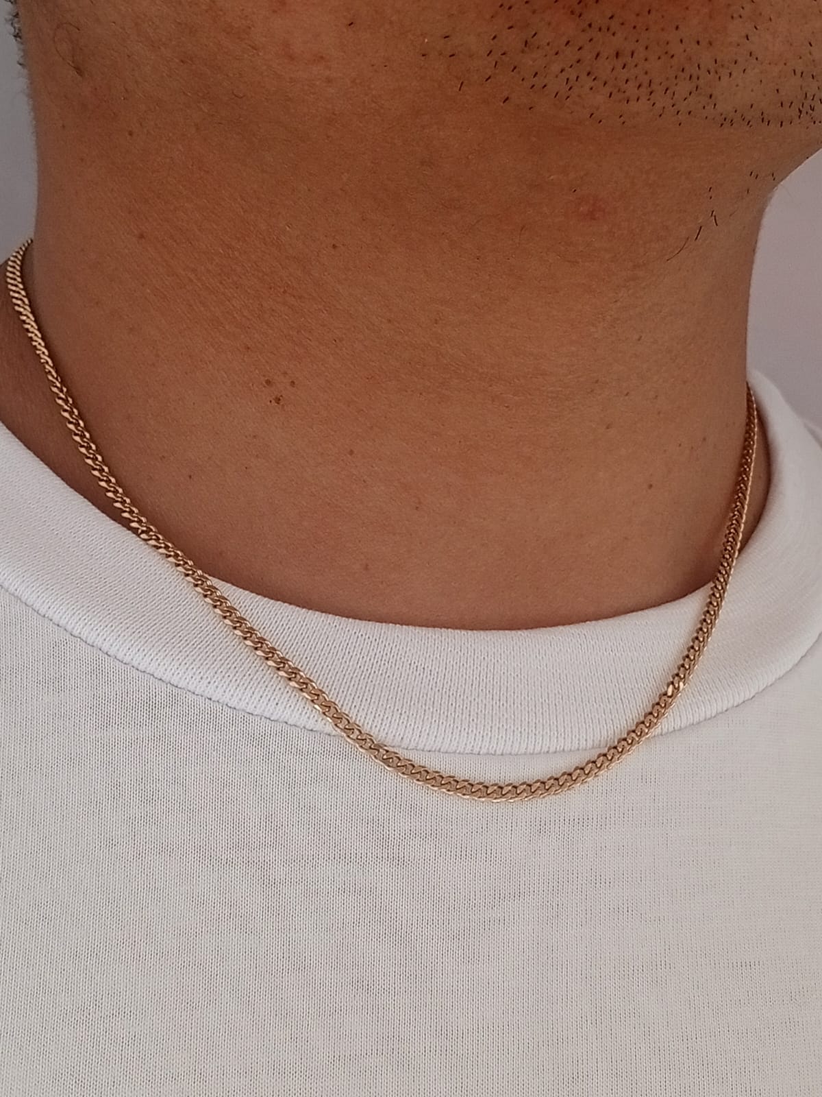 Cadena Tejido Cubano 3mm 45cm