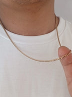 Cadena Tejido Cubano 3mm 60cm
