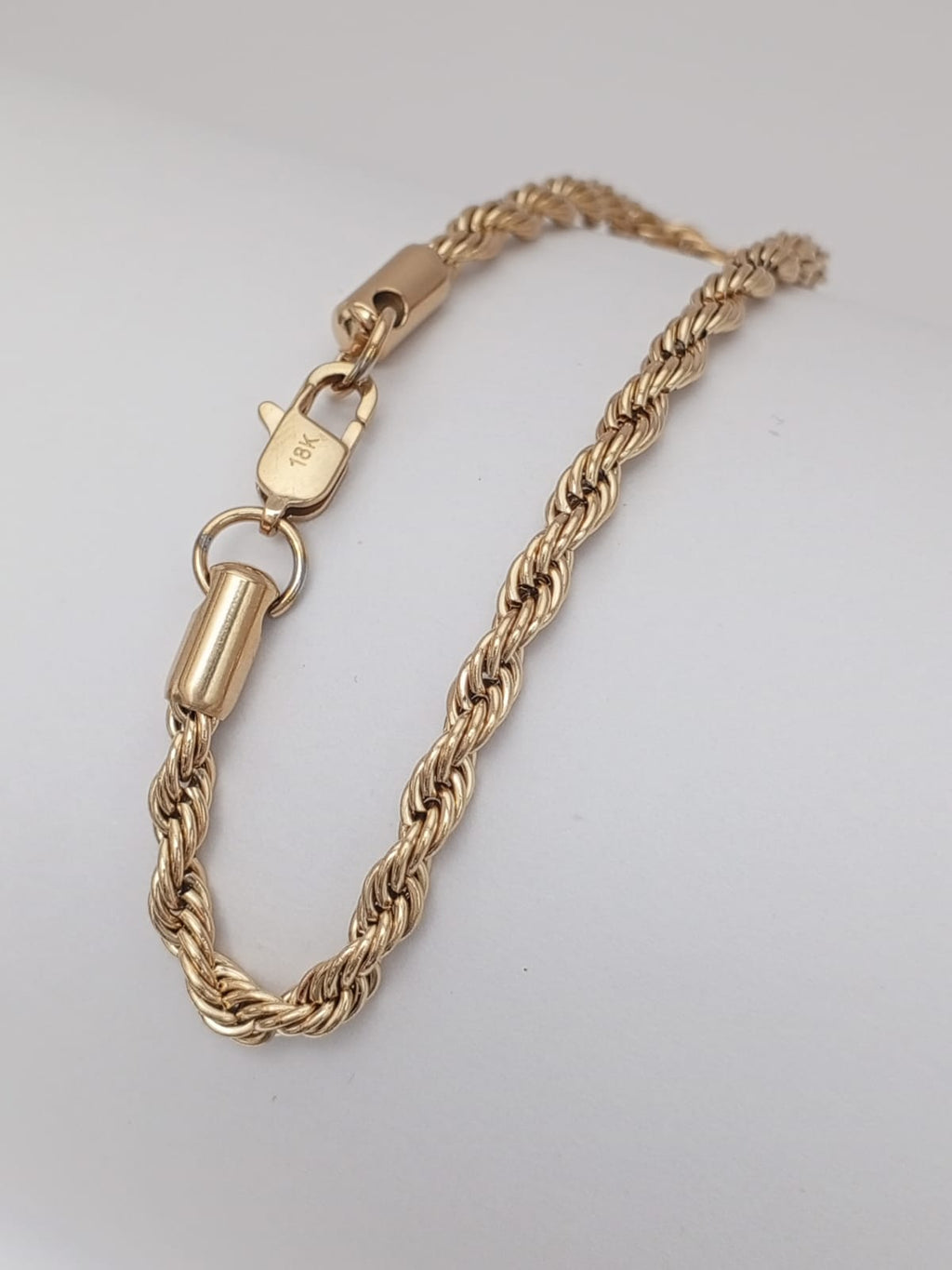 Combo Cadena Hombre 60cm +  Pulsera 20cm Tejido Lazo