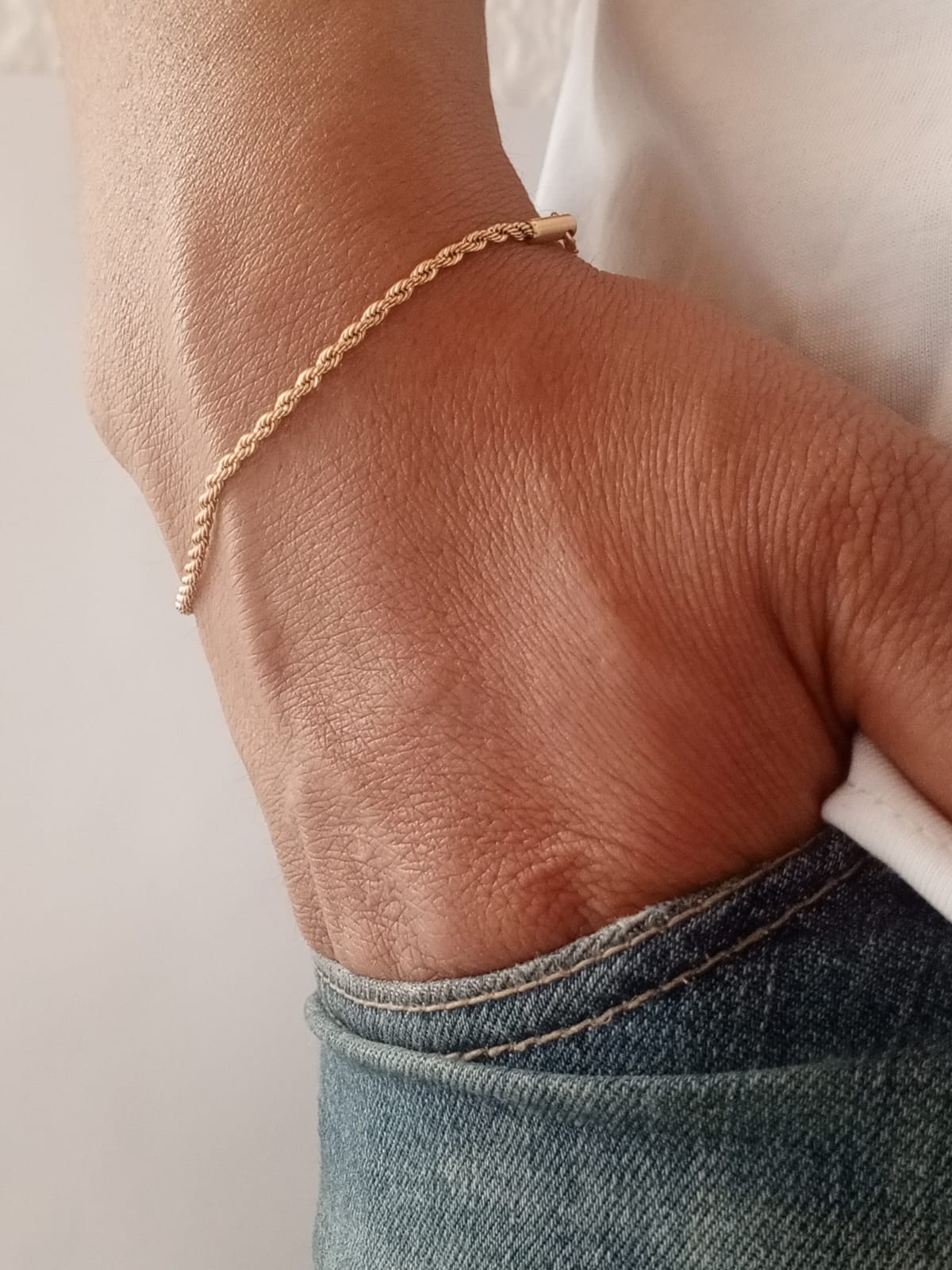 Pulsera Tejido Lazo 2mm 17cm