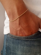 Pulsera Tejido Lazo 2mm 17cm