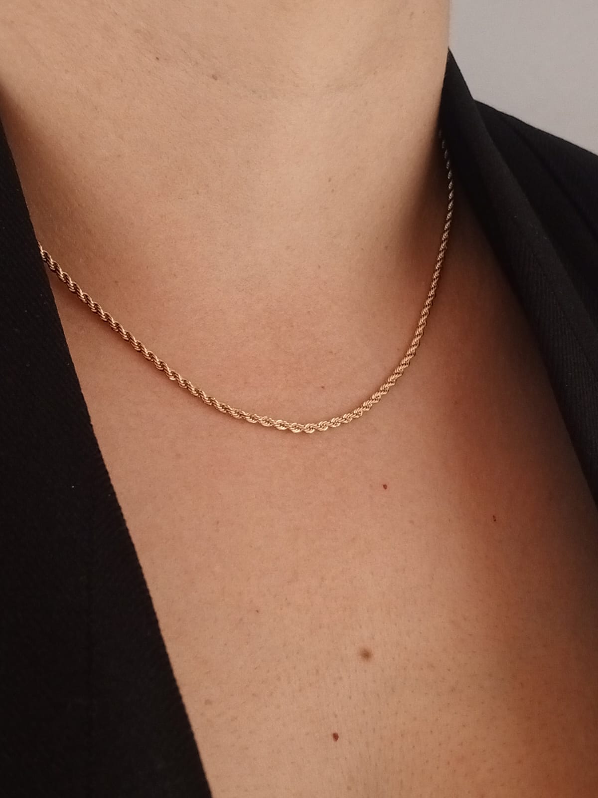 Cadena Tejido Lazo 2mm 45cm