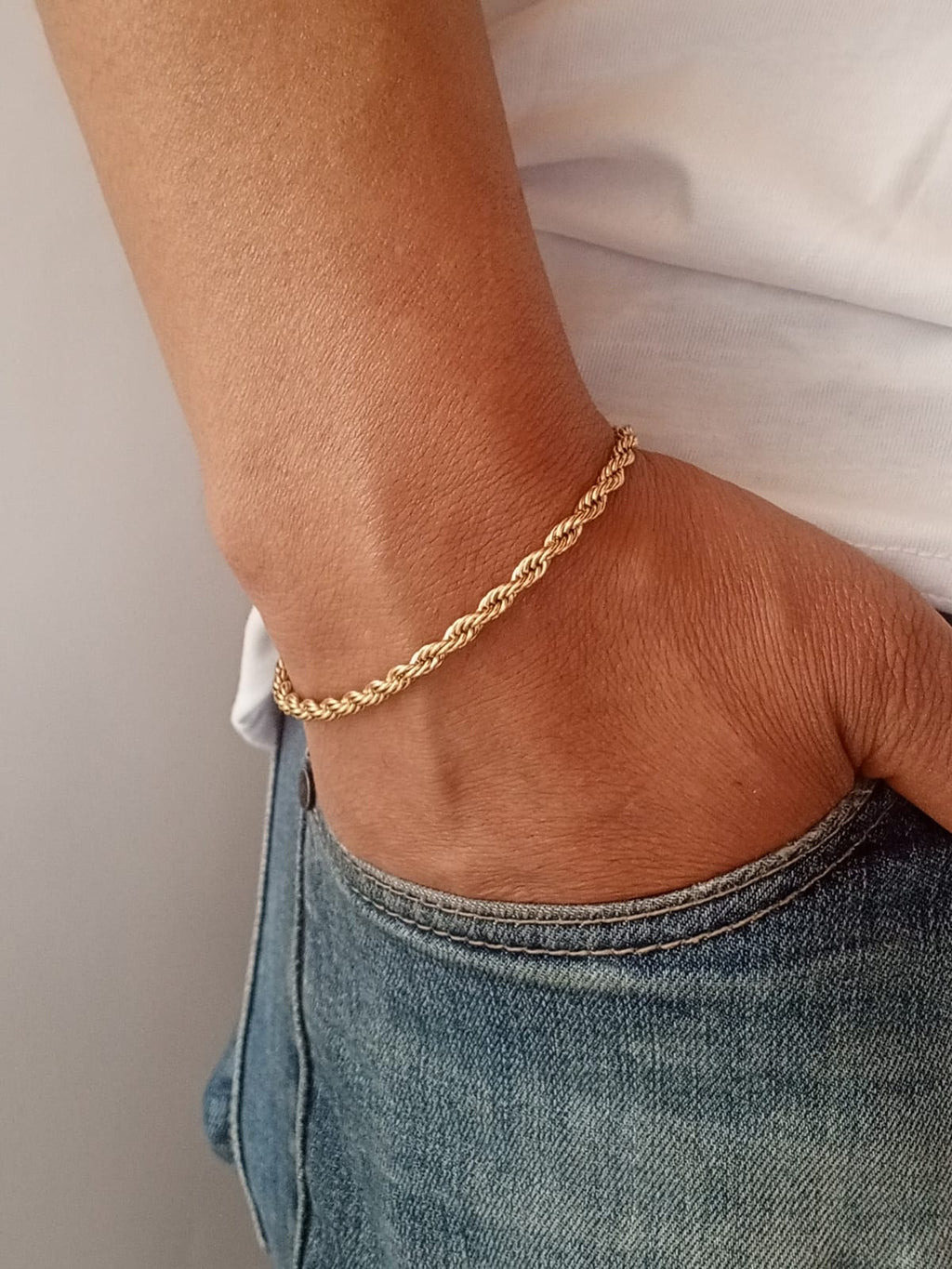Pulsera Tejido Lazo 4mm 20cm