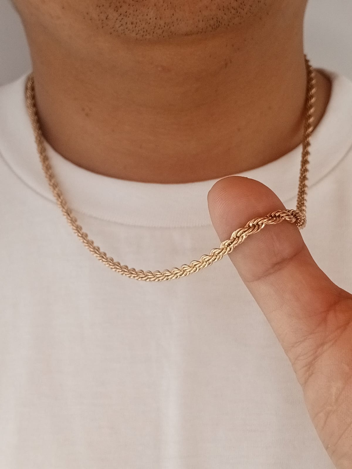 Cadena Tejido Lazo 4mm 60cm