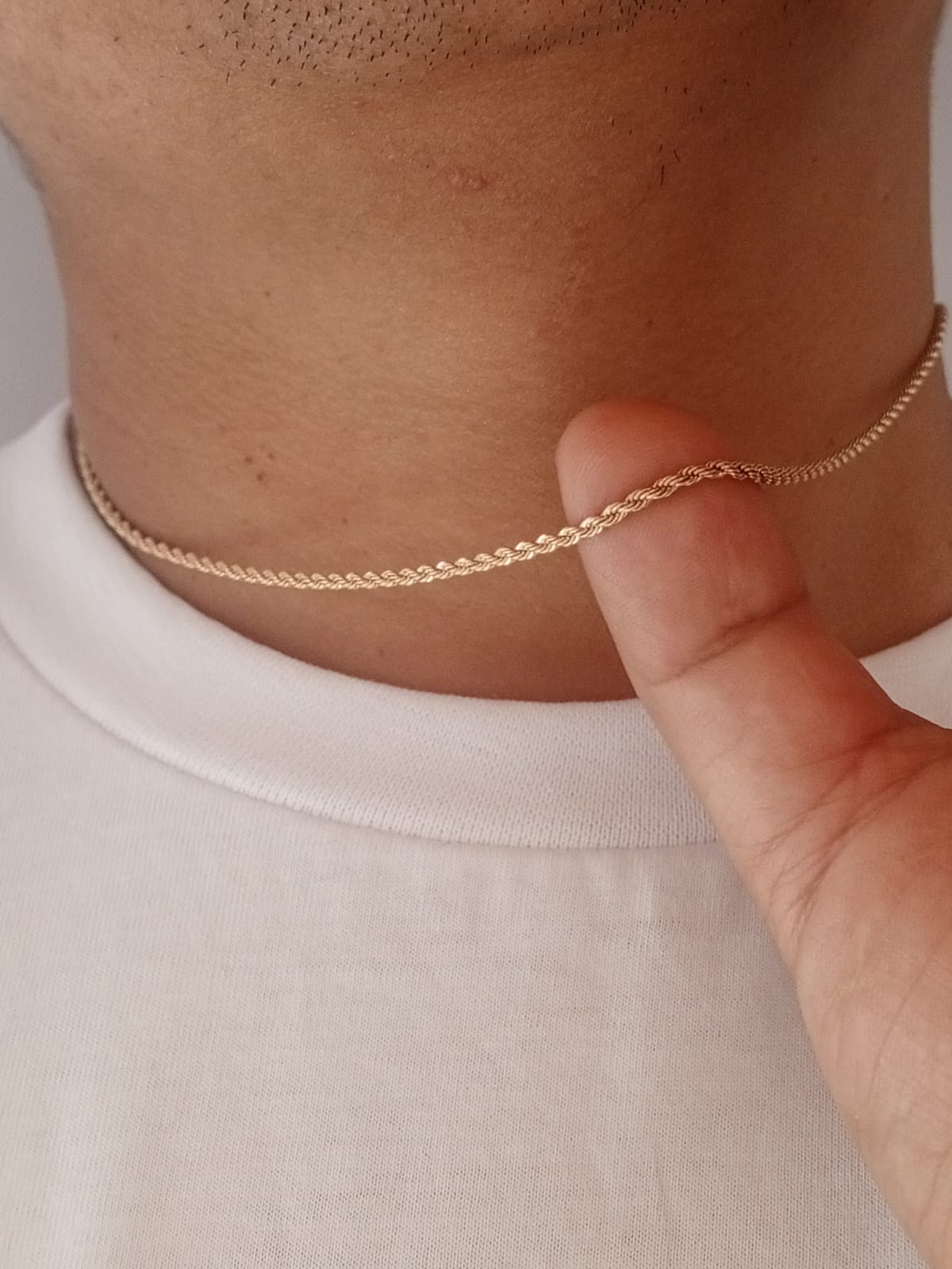 Cadena Tejido Lazo 2mm 45cm