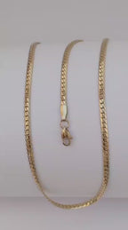 Cadena Tejido Grabado 3mm 45cm