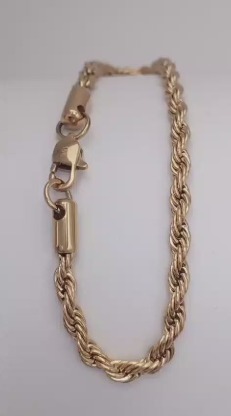 Pulsera Tejido Lazo 4mm 20cm