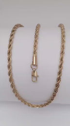 Cadena Tejido Lazo 4mm 60cm