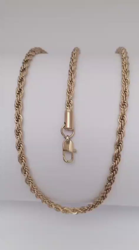 Cadena Tejido Lazo 4mm 60cm