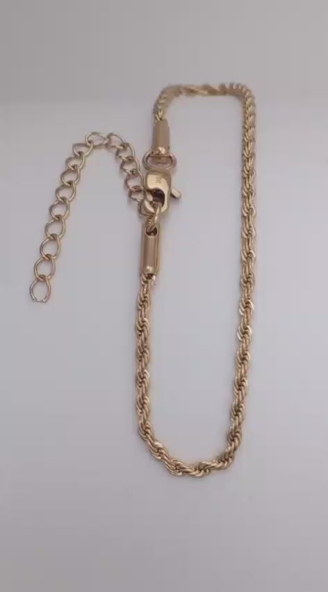 Pulsera Tejido Lazo 2mm 17cm