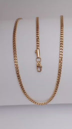 Cadena Tejido Cubano 3mm 45cm
