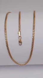 Cadena Tejido Cubano 3mm 60cm